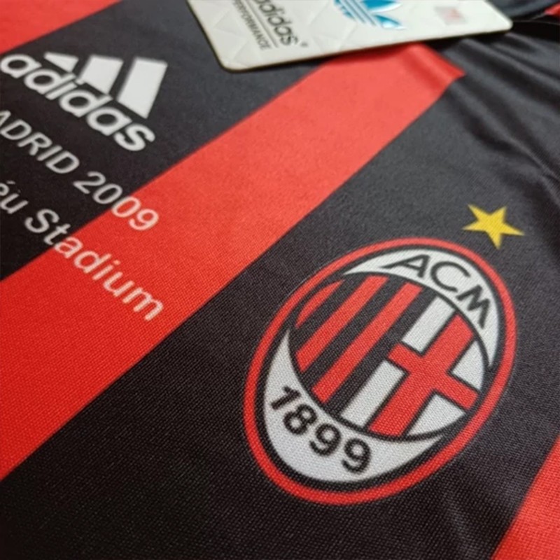 ست تی شرت و شلوارک ورزشی پسرانه میلان مدل کاکا Home 2007