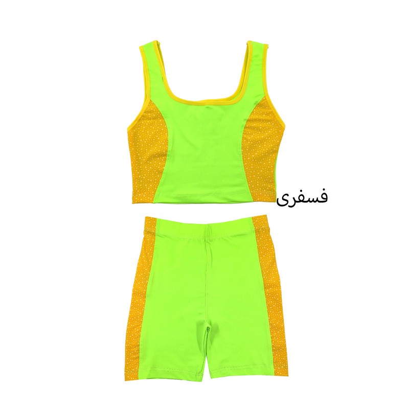 ست 2 تکه مایو دخترانه مدل 2142
