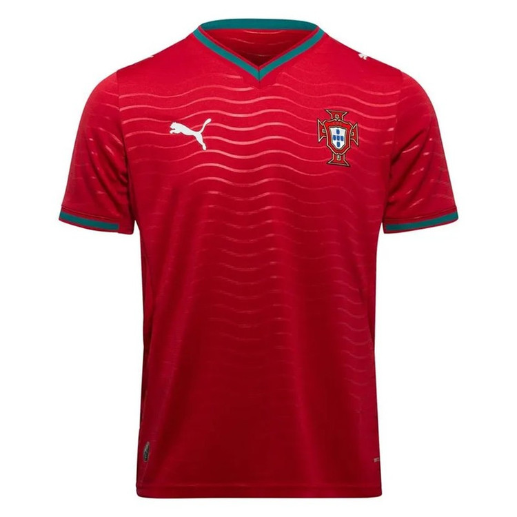 ست پیراهن و شلوارک ورزشی پسرانه مدل پرتغال Home WC 2026