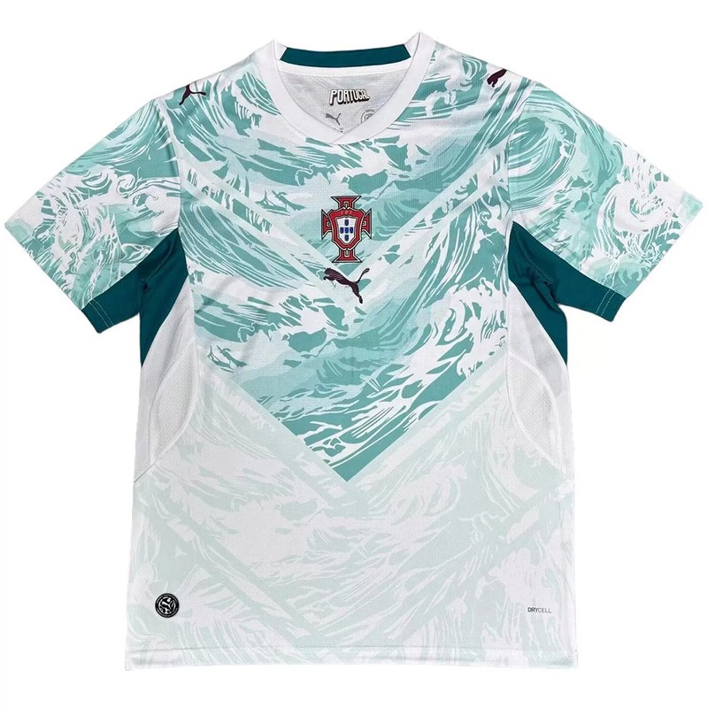 ست تی شرت و شلوارک ورزشی پسرانه مدل پرتغال Away 2026