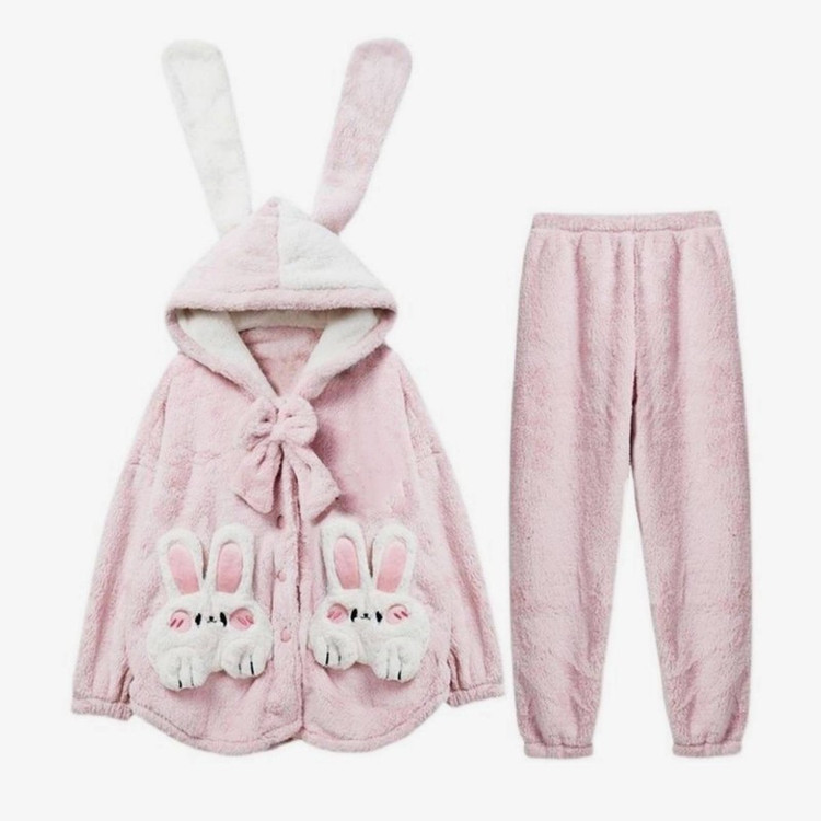 ست سویشرت و شلوار زنانه شیرین جامه مدل British Bunny