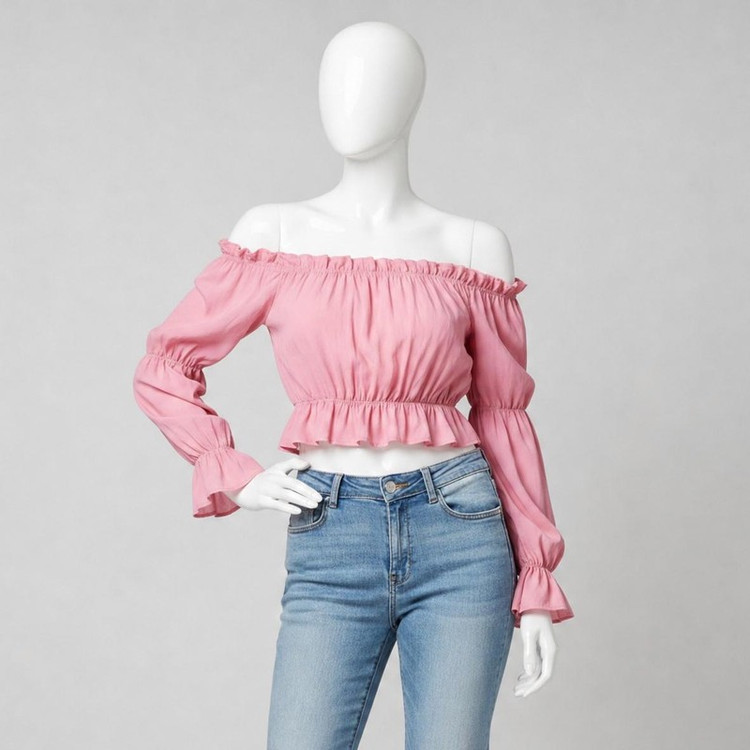 بلوز آستین بلند زنانه شیرین جامه مدل عروسکی