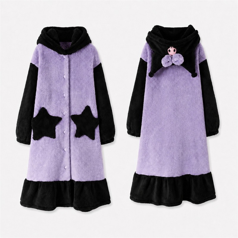 سویشرت زنانه شیرین جامه مدل پالتویی کرومی014