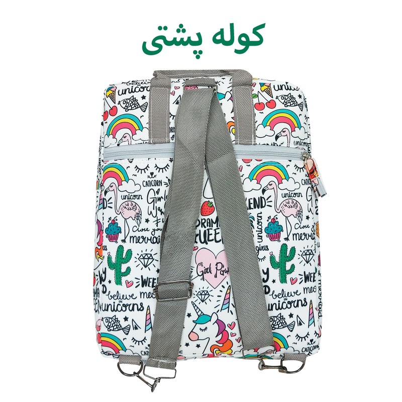کوله پشتی بچگانه سیی مدل یونیکورن پونی کاکتوس کد 226.8