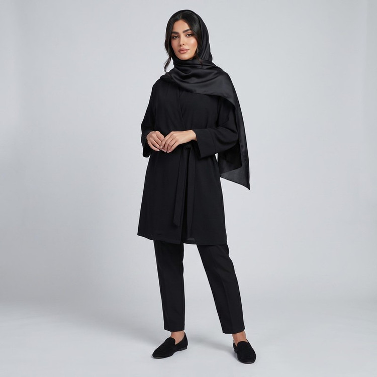 مانتو زنانه مدل نخی ابر و بادی کد tm-2889