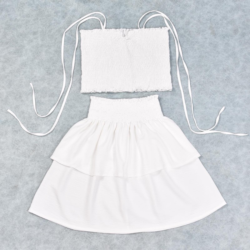 ست نیمتنه و دامن زنانه دل آویز مدل H485
