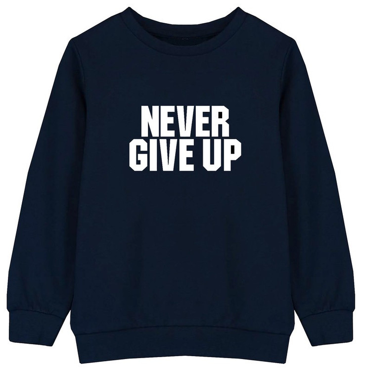 سویشرت مردانه مدل never give up A102