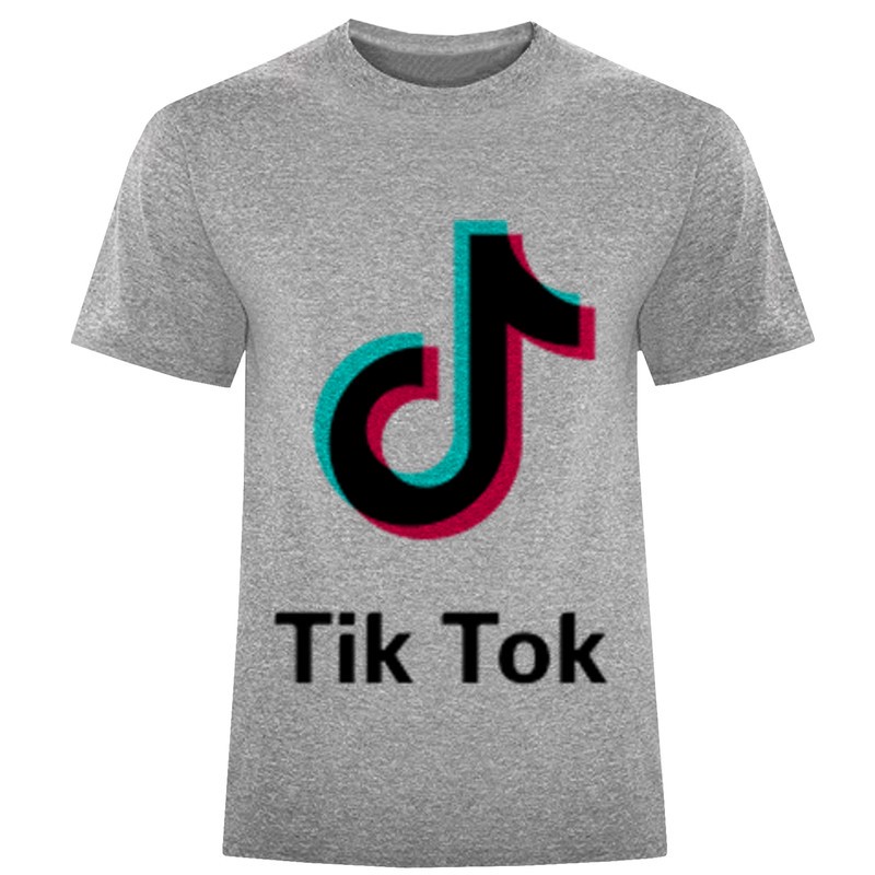 تی شرت آستین کوتاه مردانه مدل F1008 Tik Tok