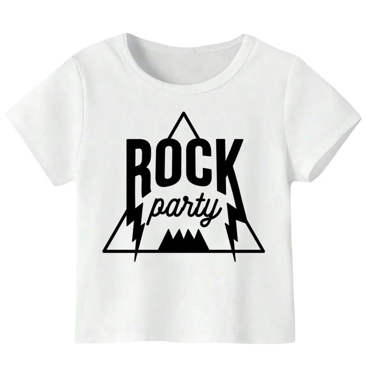 تی شرت آستین کوتاه پسرانه مدل WS151 ROCK