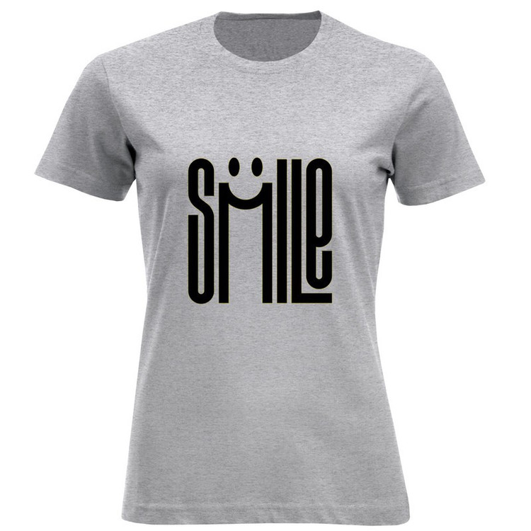 تی شرت آستین کوتاه زنانه مدل D758 SMILe
