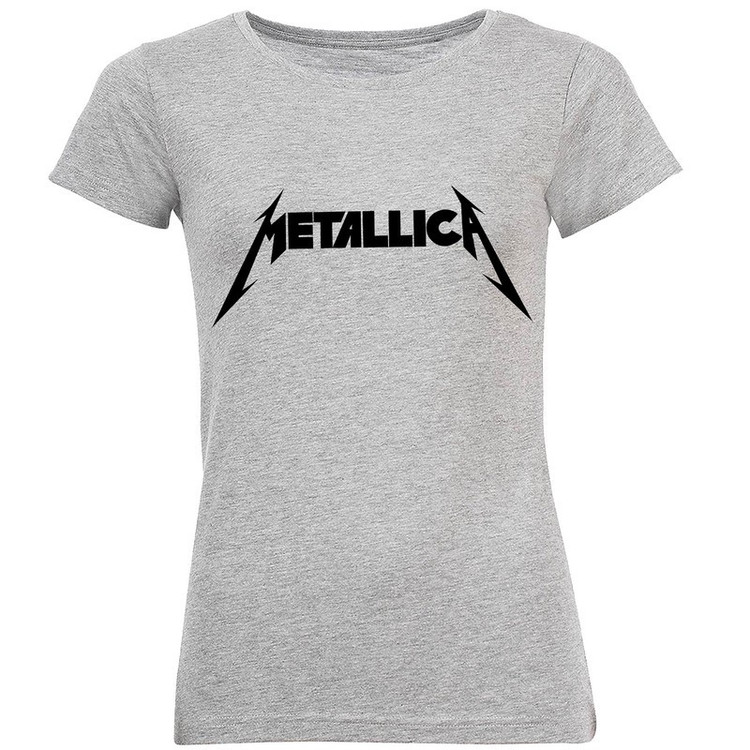 تی شرت آستین کوتاه زنانه طرح Metallica مدل S364