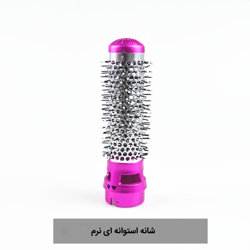 سشوار برسدار حالتدهنده مدل TP-5+1 با توان 5000 وات، موتور AC، تنظیم دما در سه حالت، دارای 5 سری برای فرکنندگی، صافکنن...