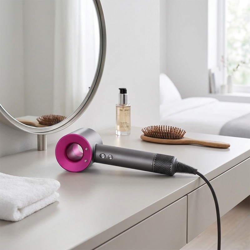 سشوار حرفهای 1600 وات super hair dryer، موتور AC، وزن 160 گرم، المنت سرامیک تورمالین، دارای سری دیسپانسر، متمرکزکننده...
