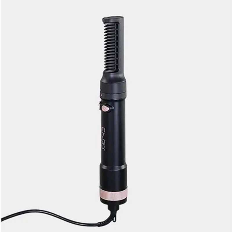 سشوار برسدار چرخشی انزو پروفیشینال مدل EN-760 7in1 با توان 1500 وات، موتور DC براشلس، تنظیمات دما و سرعت دو حالته، تک...