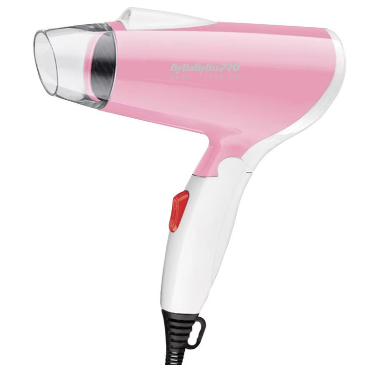 سشوار مسافرتی بای بابیلیس پرو مدل BP-1030 با توان 1600 وات، موتور AC، تنظیمات دو حالته دما و دو سرعته، سری حجمدهنده، ...