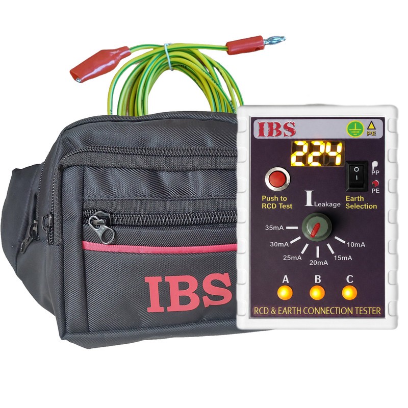تستر ارت پریز و کلید جریان نشتی آی بی اس مدل IBSV2