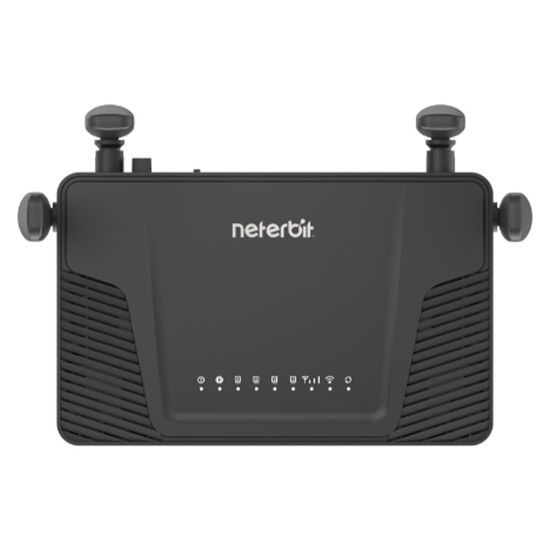 مودم روتر 4G خانگی نتربیت مدل NWR-M920v2 با پشتیبانی سیمکارت LTE/3G، استاندارد IEEE 802.11b/g/n، چهار آنتن 5 دسیبل، ف...