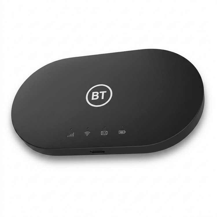 مودم 4.5G قابل حمل بی تی مدل Mini Hub BT71 با سرعت دانلود 300Mbps و آپلود 100Mbps، پشتیبانی تا 20 کاربر، باتری با شار...