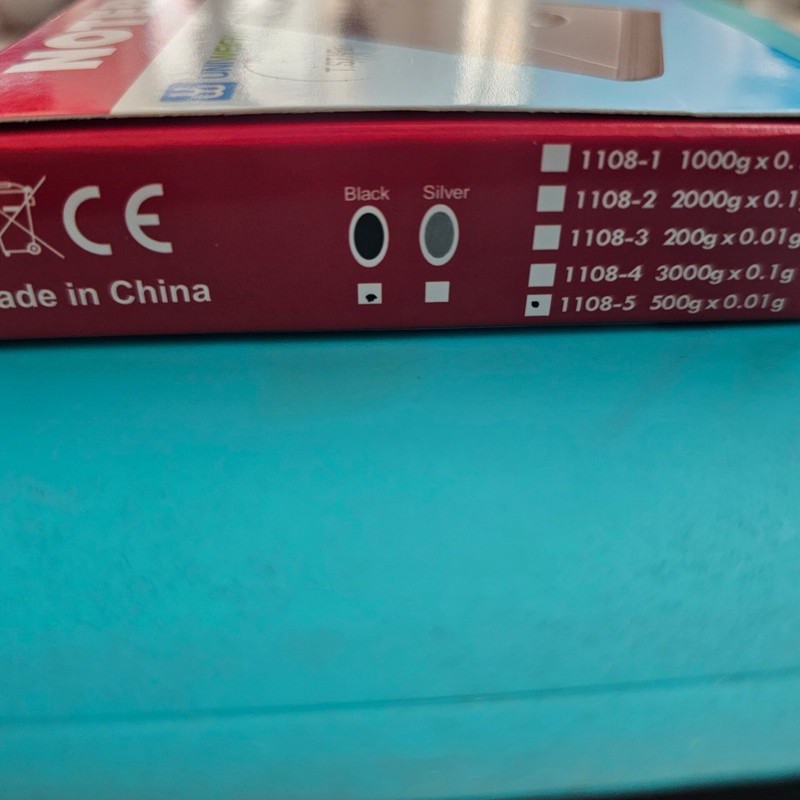 ترازوی دیجیتال مدل 5-1108 با دقت ۰.۰۱ گرم