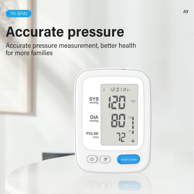 فشارسنج بازویی دیجیتال یونکر مدل YK-BPA1 با حافظه دو کاربره، تشخیص آریتمی، نمایش میانگین نتایج، قابلیت سخنگویی فارسی،...