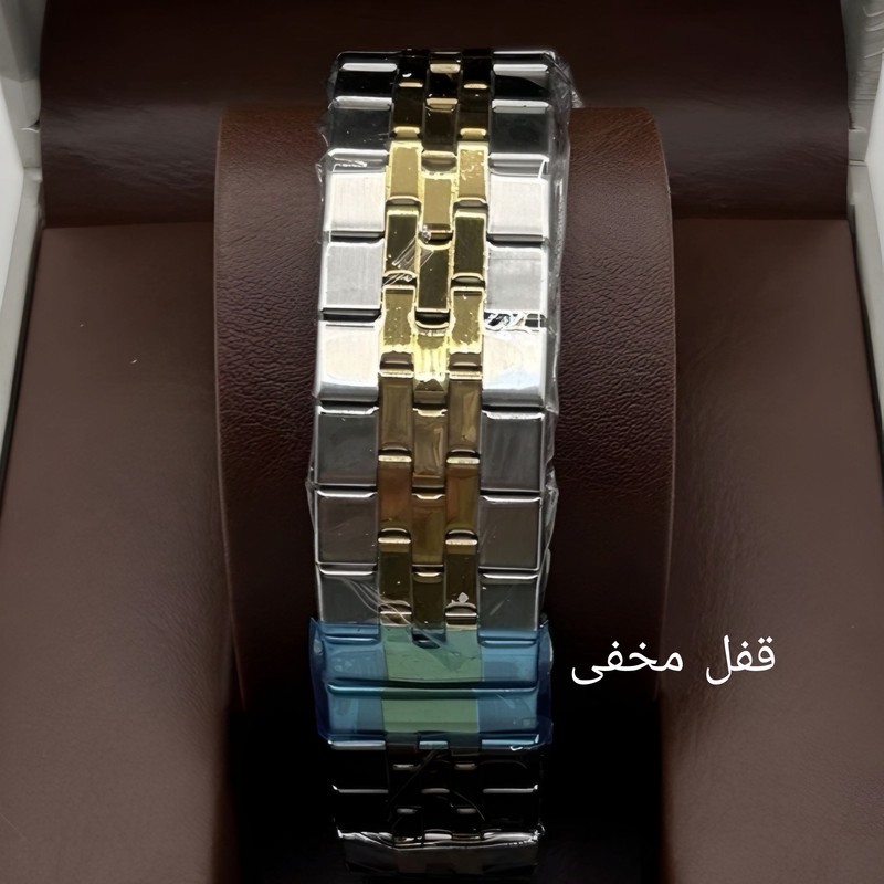 ساعت مچی عقربهای کوارتز مردانه بین باند مدل کلاسیک اسپرت دی جاست بند استیل کد BN2
