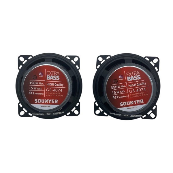 اسپیکر درب جلو راست خودرو سونیر مدل GS-4074 سایز 4 اینچ بسته دو عددی