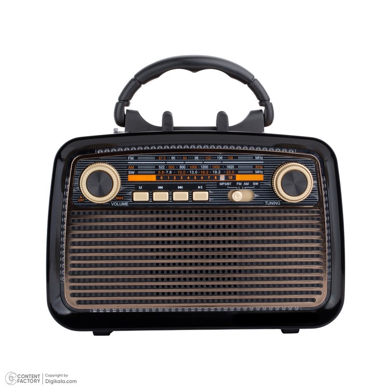 رادیو اسپیکر FM، AM، SW کی برود مدل KTF-1467 دارای پورت USB