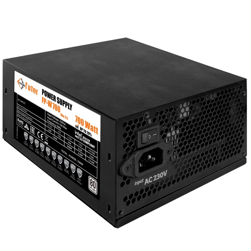 منبع تغذیه کامپیوتر 700 وات فاطر مدل FP-W700 80Plus 700W