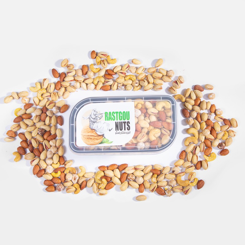آجیل مخلوط شور اکبر راستگو- 600 گرم