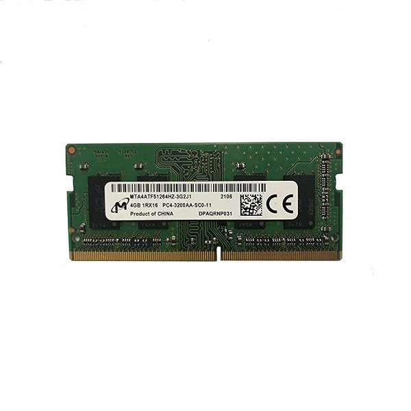 رم لپتاپ DDR4 تک کاناله 3200 مگاهرتز CL22 میکرون مدل PC4-25600 ظرفیت 4 گیگابایت