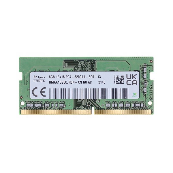 رم لپ تاپ DDR4 تک کاناله 3200 مگاهرتز CL22 اس کی هاینیکس مدل PC4-3200AA ظرفیت 8 گیگابایت
