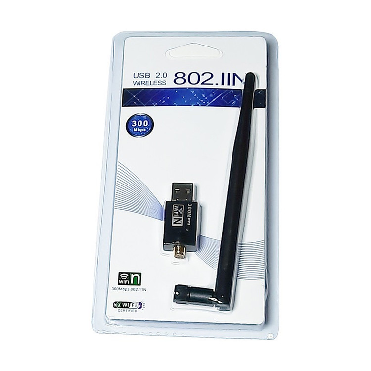 کارت شبکه بی سیم USB مدل 300Mbps