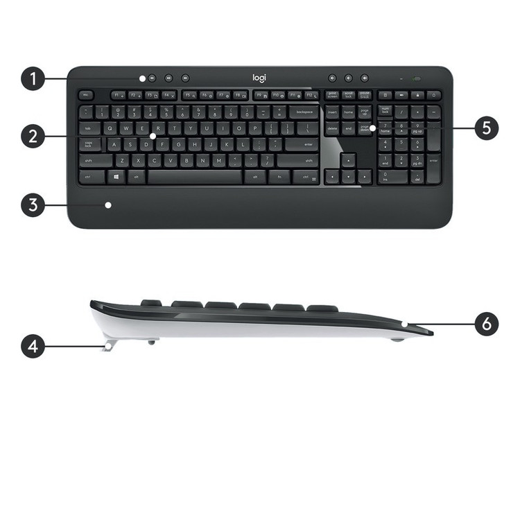 کیبورد و ماوس بیسیم لاجیتک مدل MK540