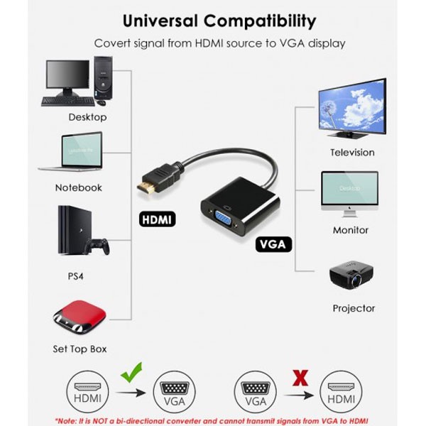 مبدل HDMI به VGA فرانت مدل FN-HVAM