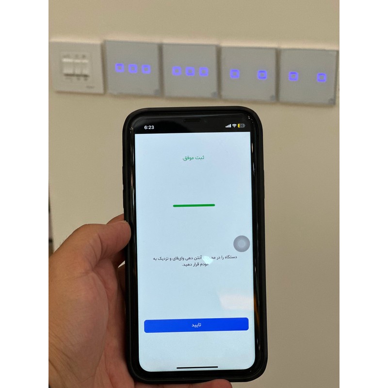 کلید ترموستات لمسی هوشمند لکسیت مدل LXSW107