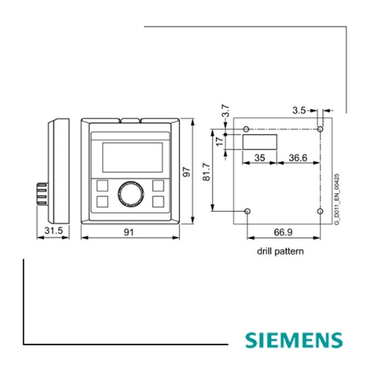 پنل نمایشگر زیمنس مدل 6SL3255-0VA00-4BA1