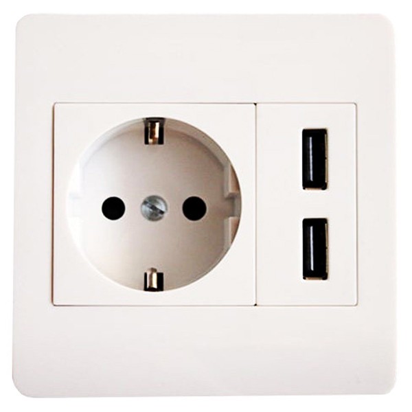 پریز USB مدل تارا بسته 4 عددی