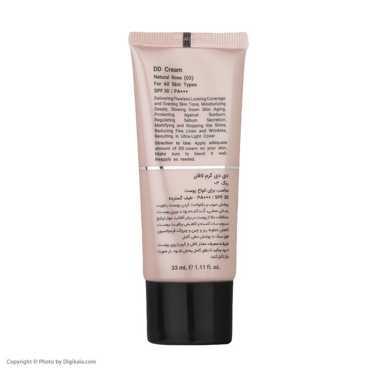 دی دی کرم رنگی لافارر SPF30 مدل 03 مناسب انواع پوست حجم 30 میلی لیتر