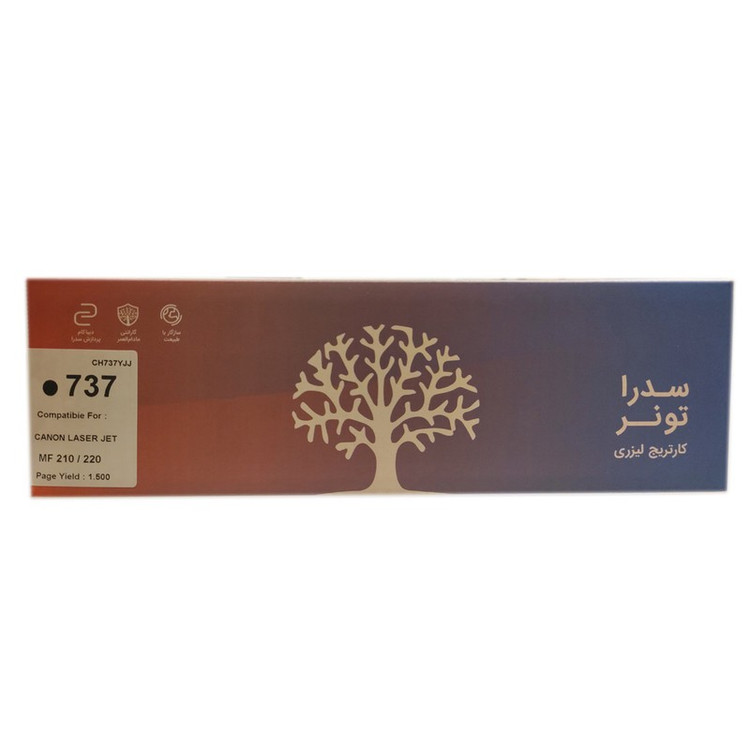 تونر مشکی سدرا مدل 737
