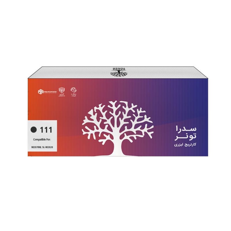 تونر مشکی سدرا مدل 111