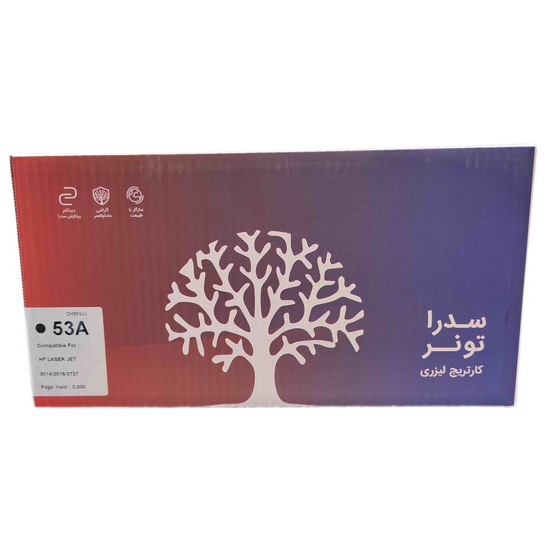 تونر مشکی سدرا مدل 53A