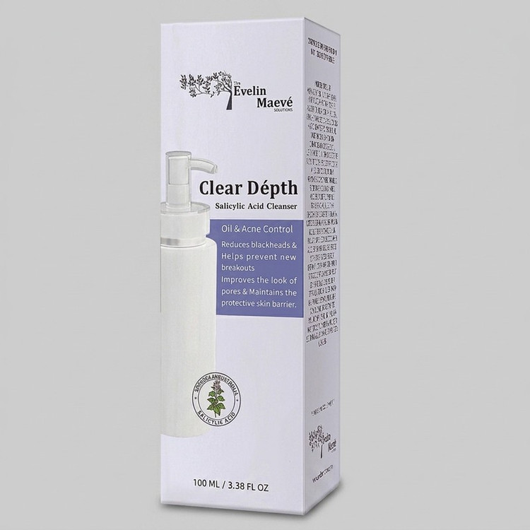 فیس واش شستشو صورت اِوِلین مِیو مدل salicylic acid مناسب برای پوست معمولی تا چرب حجم 100 میلی لیتر