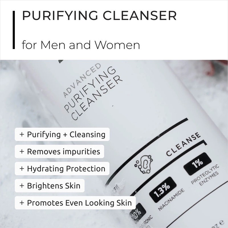 ژل شستوشوی صورت دی اس لابراتوریس مدل PURIFYING مناسب برای پوست انواع پوست حجم 200 میلیلیتر