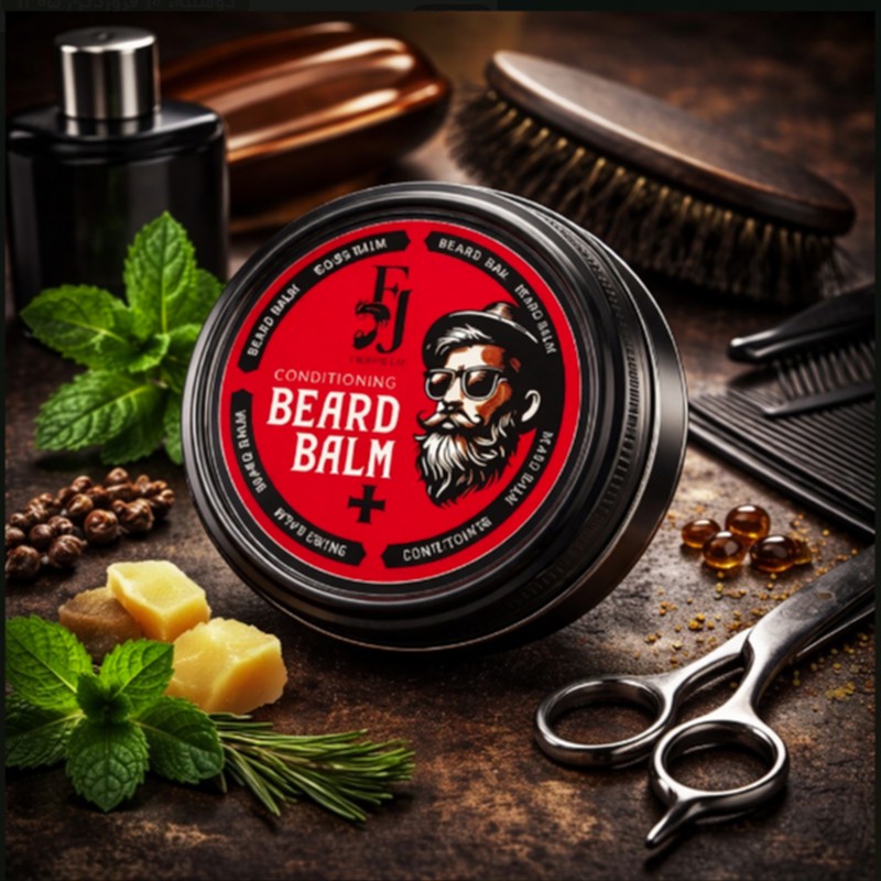 کرم نرم کننده ریش و سبیل افجه مدل Balm04 مناسب برای انواع مو با حجم 50 میلیلیتر مجموعه 4 عددی
