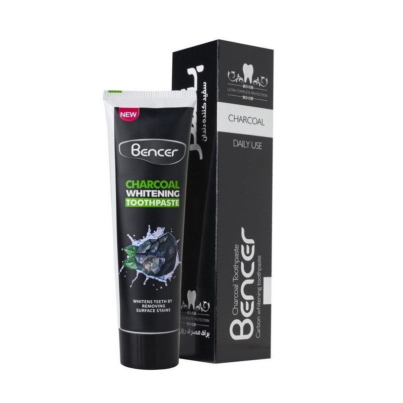 خمیر دندان بنسر مدل charcoal حجم 120 میلی لیتر مجموعه 2 عددی