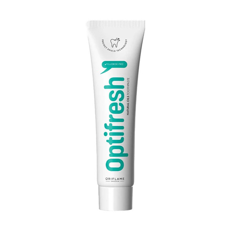 خمیردندان اوریفلیم مدل OPTIFRESH Natural Oils Toothpaste با روغن های گیاهی مخصوص دندان های حساس حجم 75 میلی لیتر