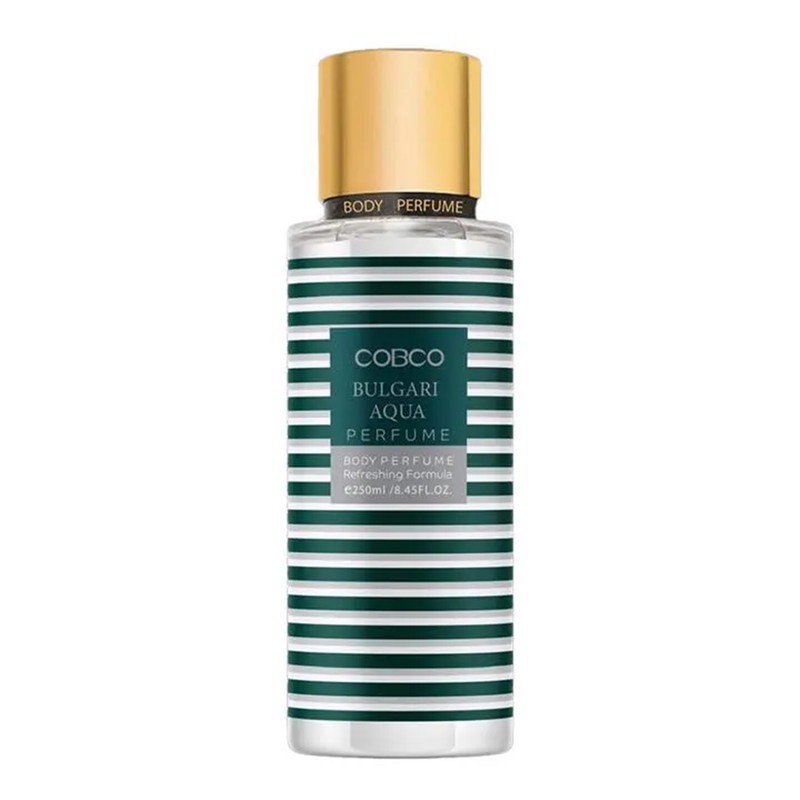 بادی اسپلش مردانه کوبکو مدل BULGARI AQUA حجم 250 میلیلیتر