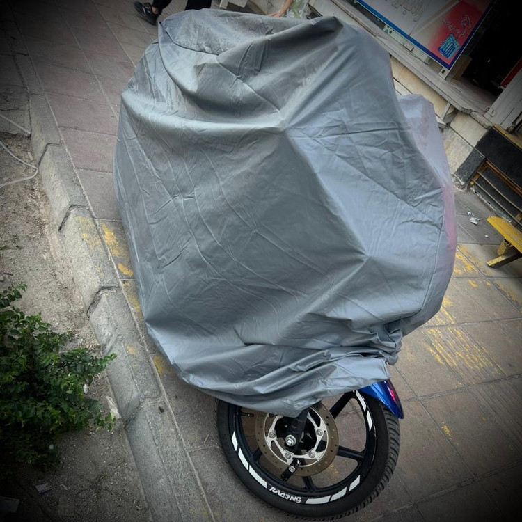 چادر موتور سیکلت رویال اسپرت مدل ضدآب مناسب برای موتور سیکلت TVS Apache 200CC