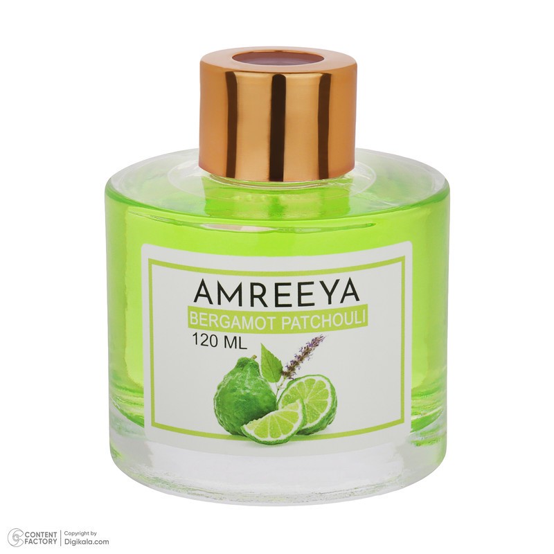 خوشبوکننده هوا آمریا مدل Bergamot & patchuli حجم 120 میلی لیتر