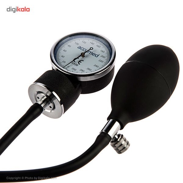 فشارسنج بازویی عقربهای اکیومد مدل KJ-106C با مانومتر بزرگ و خوانا، کاف ضد حساسیت بدون لاتکس، پیچ تخلیه برنجی با روکش ...